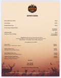 Cafe Menu